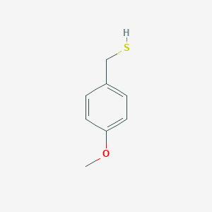 molecular formula C8H10OS B016433 4-Methoxy-alpha-toluenethiol CAS No. 6258-60-2