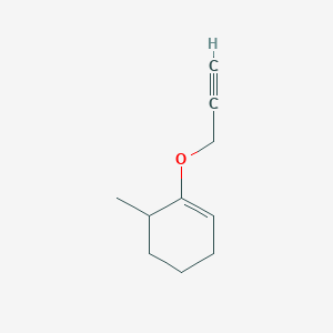 molecular formula C10H14O B164338 6-Methyl-1-prop-2-ynoxycyclohexene CAS No. 127938-88-9