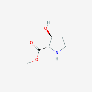molecular formula C6H11NO3 B1643401 methyl (2S,3S)-3-hydroxypyrrolidine-2-carboxylate 