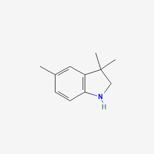 molecular formula C11H15N B1643402 3,3,5-Trimethylindoline 
