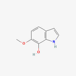 molecular formula C9H9NO2 B1643437 6-methoxy-1H-indol-7-ol 
