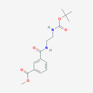 Methyl 3-((2-(tert-butoxycarbonylamino)ethyl)carbamoyl)benzoate