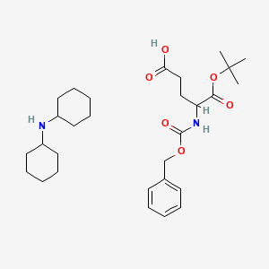 N-Cyclohexylcyclohexanamine;5-[(2-methylpropan-2-yl)oxy]-5-oxo-4-(phenylmethoxycarbonylamino)pentanoic acid