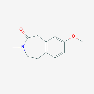 8-Methoxy-3-methyl-4,5-dihydro-1H-benzo[d]azepin-2(3H)-one