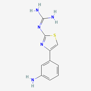 1-(4-(3-Aminophenyl)thiazol-2-yl)guanidine