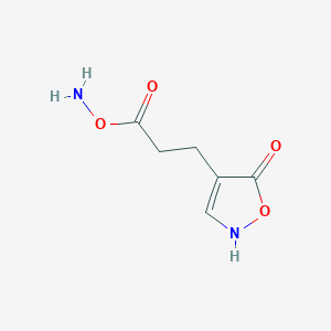 molecular formula C6H8N2O4 B164346 beta-(Isoxazolin-5-on-4-yl)alanine CAS No. 127607-88-9