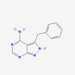 3-Benzyl-1H-pyrazolo[3,4-d]pyrimidin-4-amine