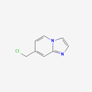 Imidazo[1,2-a]pyridine, 7-(chloromethyl)-