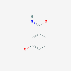molecular formula C9H11NO2 B1643499 Methyl 3-methoxybenzimidate 