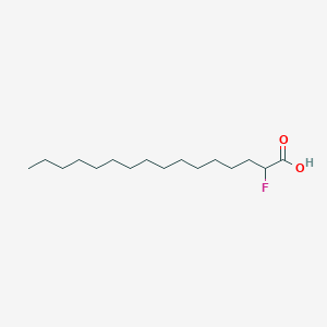 molecular formula C16H31FO2 B164350 2-Fluoropalmitic acid CAS No. 89270-22-4