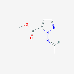 Methyl 2-[(E)-ethylideneamino]pyrazole-3-carboxylate