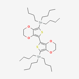 5-(Tributylstannyl)-7-(5-(tributylstannyl)-2,3-dihydrothieno[3,4-B][1,4]dioxin-7-YL)-2,3-dihydrothiene