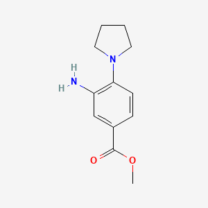 Methyl 3-amino-4-(pyrrolidin-1-yl)benzoate