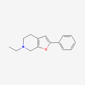 molecular formula C15H17NO B1643564 6-Ethyl-2-phenyl-4,5,6,7-tetrahydrofuro[2,3-c]pyridine 