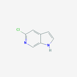 molecular formula C7H5ClN2 B164357 5-Chloro-1H-pyrrolo[2,3-C]pyridine CAS No. 131084-55-4