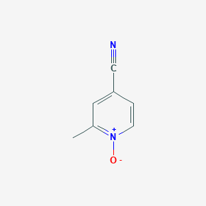 2-Methyl-1-oxidopyridin-1-ium-4-carbonitrile