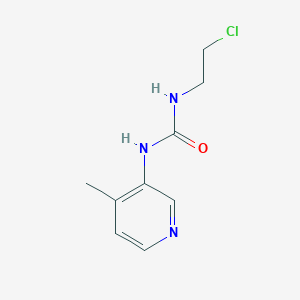 molecular formula C9H12ClN3O B1643585 1-(2-chloroethyl)-3-(4-methylpyridin-3-yl)urea 