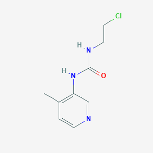 molecular formula C9H12ClN3O B1643585 1-(2-Chloro-ethyl)-3-(4-methyl-pyridin-3-yl)-urea 