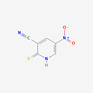 molecular formula C6H3N3O2S B1643598 2-Mercapto-5-nitronicotinonitrile 