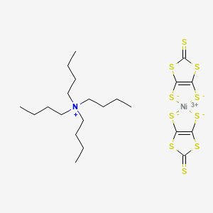 molecular formula C22H36NNiS10 B1643607 Nickel(3+);2-sulfanylidene-1,3-dithiole-4,5-dithiolate;tetrabutylazanium CAS No. 68401-88-7