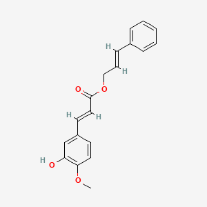 molecular formula C19H18O4 B1643785 Cinnamyl isoferulate 