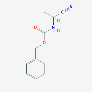 molecular formula C11H12N2O2 B1643808 benzyl N-(1-cyanoethyl)carbamate 