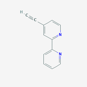 molecular formula C12H8N2 B1643849 4-Ethynyl-2,2'-bipyridine 