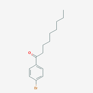 molecular formula C15H21BrO B164386 1-(4-Bromophenyl)nonan-1-one CAS No. 126334-26-7