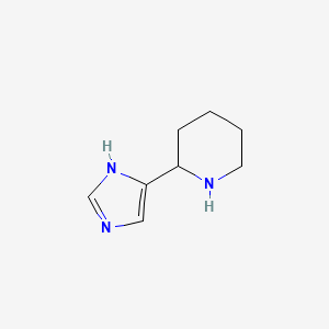 molecular formula C8H13N3 B1643905 2-(1H-imidazol-5-yl)piperidine 
