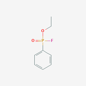 molecular formula C8H10FO2P B1644033 Benzenephosphonic acid ethyl ester fluoride 