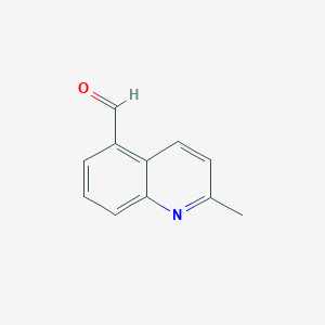 molecular formula C11H9NO B1644070 2-Methylquinoline-5-carbaldehyde CAS No. 141234-07-3