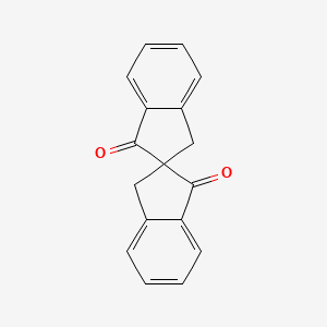 molecular formula C17H12O2 B1644078 2,2'-Spirobi[indene]-1,1'(3H,3'H)-dione CAS No. 37558-43-3