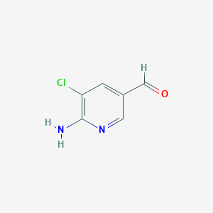 molecular formula C6H5ClN2O B1644096 6-Amino-5-chloronicotinaldehyde 