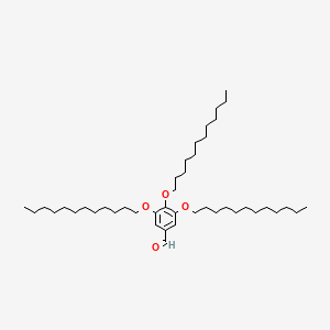 molecular formula C43H78O4 B1644103 3,4,5-Tris(dodecyloxy)benzaldehyde CAS No. 117241-32-4