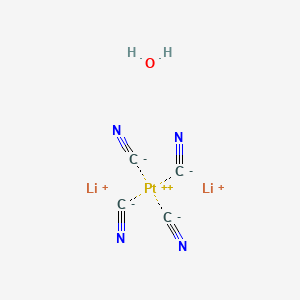 molecular formula C4H2Li2N4OPt B1644122 Lithium tetracyanoplatinate(II) hydrate 