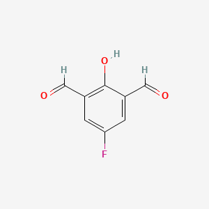 molecular formula C8H5FO3 B1644181 5-Fluoro-2-hydroxyisophthalaldehyde 