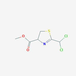 Methyl 2-(dichloromethyl)-4,5-dihydro-1,3-thiazole-4-carboxylate