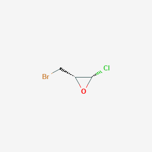 molecular formula C3H4BrClO B164419 (Z)-2-Chloro-3-(bromomethyl)oxirane CAS No. 129176-04-1