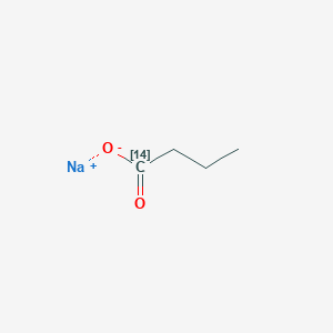molecular formula C4H7NaO2 B1644262 Sodium;(114C)butanoate 