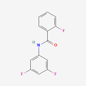 molecular formula C13H8F3NO B1644397 N-(3,5-difluorophenyl)-2-fluorobenzamide 