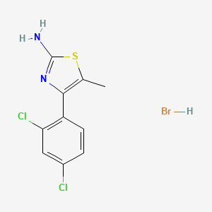 4-(2,4-Dichlorophenyl)-5-methyl-1,3-thiazol-2-amine hydrobromide