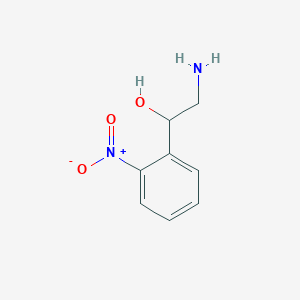 molecular formula C8H10N2O3 B1644463 2-Amino-1-(2-nitrophenyl)ethanol 
