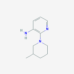 molecular formula C11H17N3 B1644487 2-(3-Methylpiperidin-1-yl)pyridin-3-amine CAS No. 926219-72-9