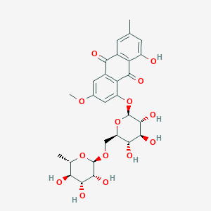 molecular formula C28H32O14 B1644593 Physcion 8-O-rutinoside 