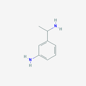 molecular formula C8H12N2 B164463 3-(1-Aminoethyl)aniline CAS No. 129725-48-0