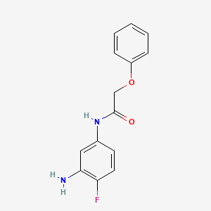 N-(3-Amino-4-fluorophenyl)-2-phenoxyacetamide