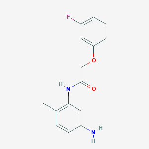 N-(5-amino-2-methylphenyl)-2-(3-fluorophenoxy)acetamide