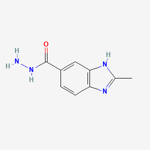 2-methyl-1H-benzimidazole-5-carbohydrazide