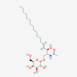 molecular formula C26H49NO8 B164475 N-Acetylpsychosine CAS No. 35823-61-1