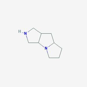 molecular formula C9H16N2 B1644778 Decahydropyrrolo[3,4-b]pyrrolizine CAS No. 132414-55-2